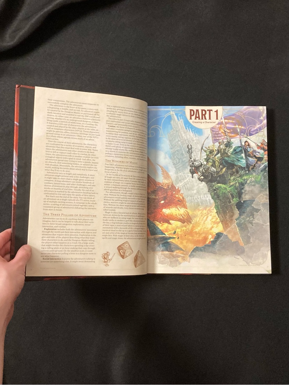 ⭐️🖤 Dungeons & Dragons Player’s Handbook Hardcover 5th Edition 10th Printing - Picture 5 of 11